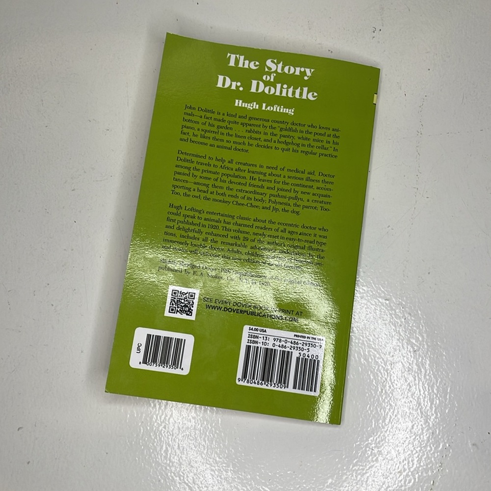 3/$9 youth novels, 3 animal themed books Story of Dr. Doolittle, Trumpet of Swan - Picture 3 of 10